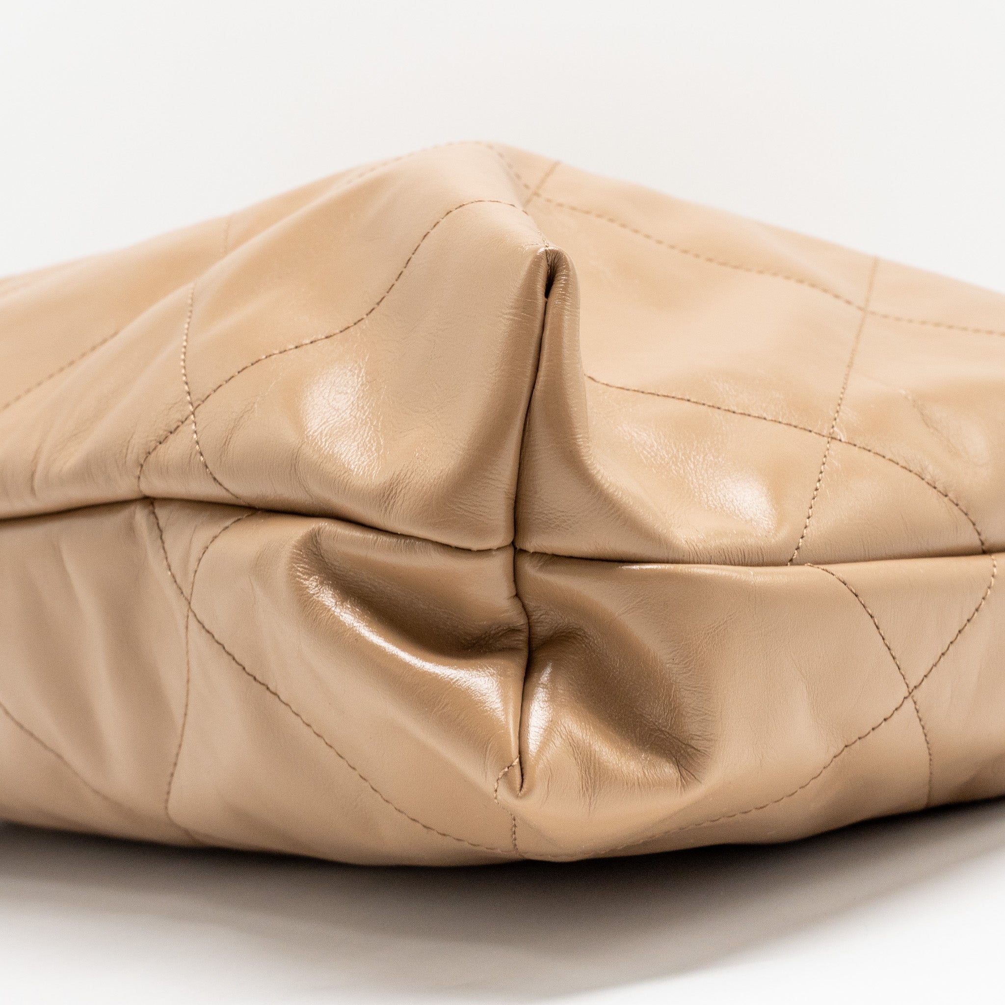 chanel-large-22-bag-shiny-calfskin-dark-beige-ghwmicrochip