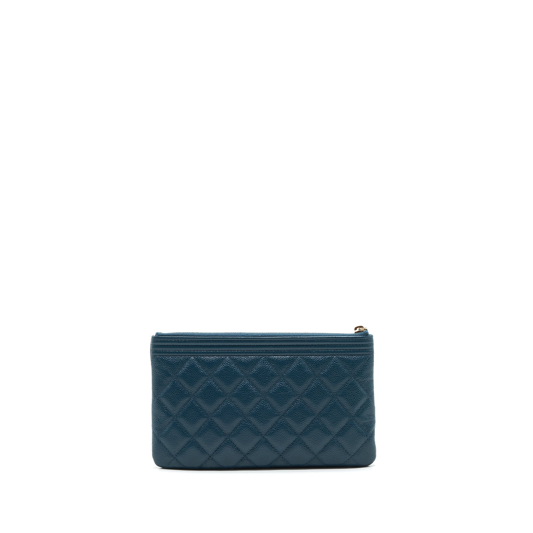 chanel-boy-pouch-caviar-dark-green-lghw
