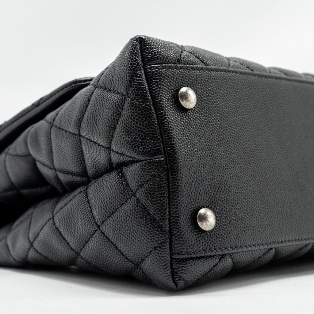 chanel-medium-coco-handle-caviar-lizard-handle-black-burgundy-ruthenium-hardware