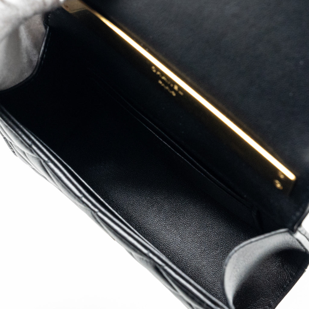 chanel-22b-enamel-top-handle-mini-flap-bag-lambskin-black-ghw-microchip-copy
