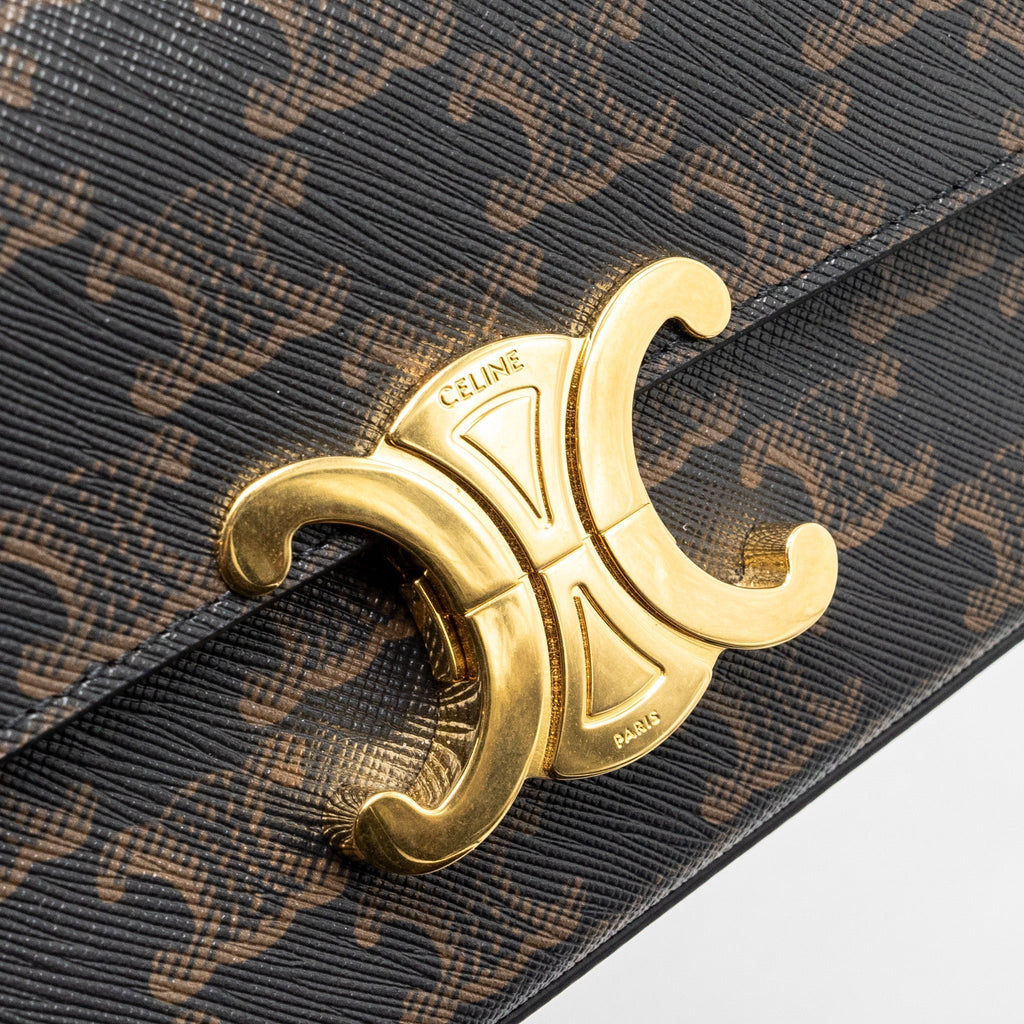 celine-triomphe-shouder-bag-triomphe-canvas-calfskin-tan-ghw