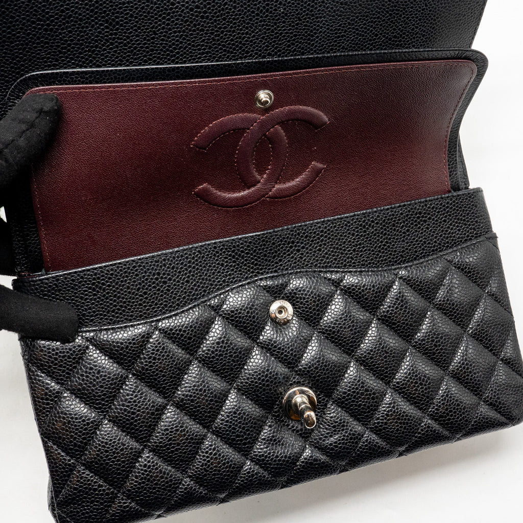chanel-medium-classic-double-flap-bag-caviar-black-shw-11