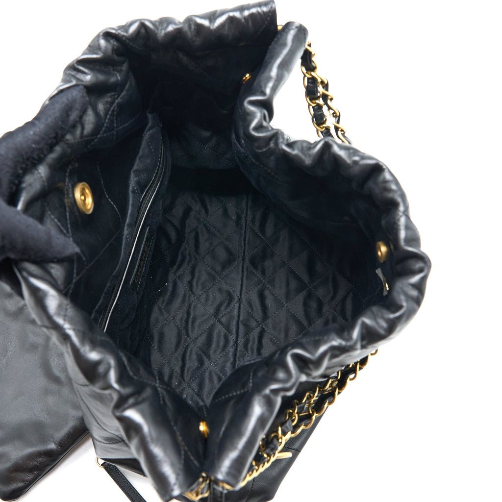 chanel-medium-22-bag-shiny-calfskin-black-brushed-ghw-microchip