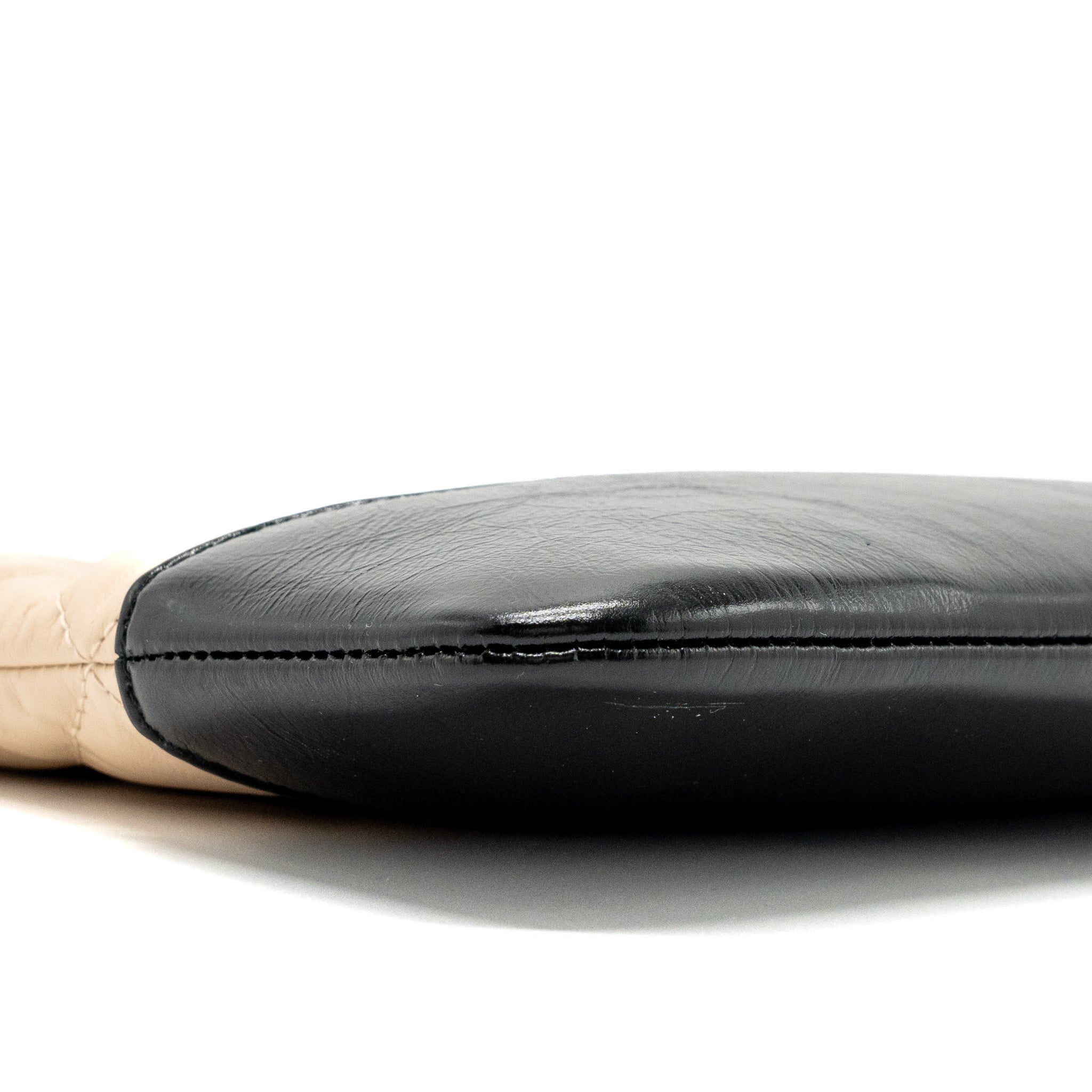 chanel-gabrielle-zip-clutch-bag-calfskin-beige-black-multicolor-hardware-copy