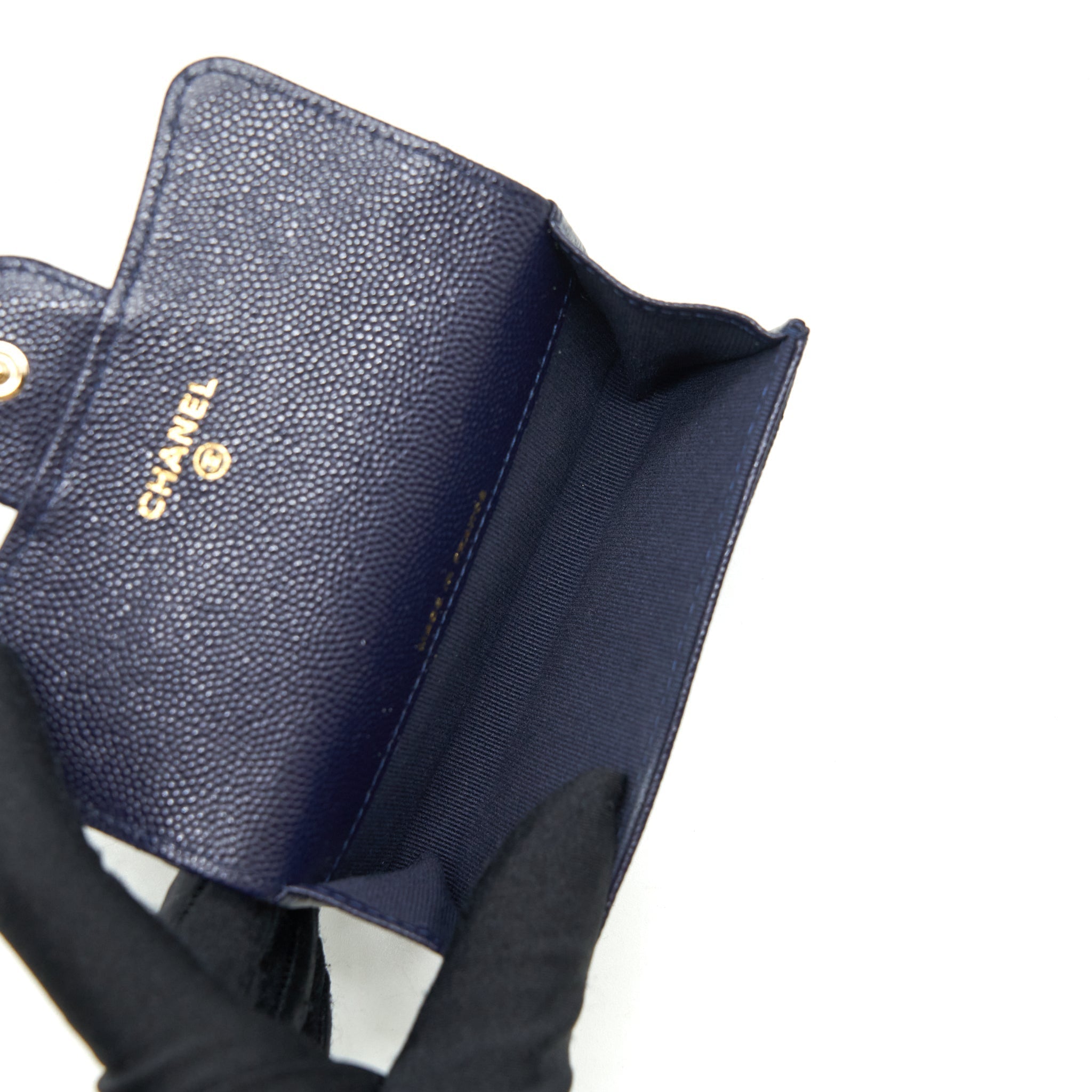 chanel-classic-flap-card-holder-caviar-navy-lghw