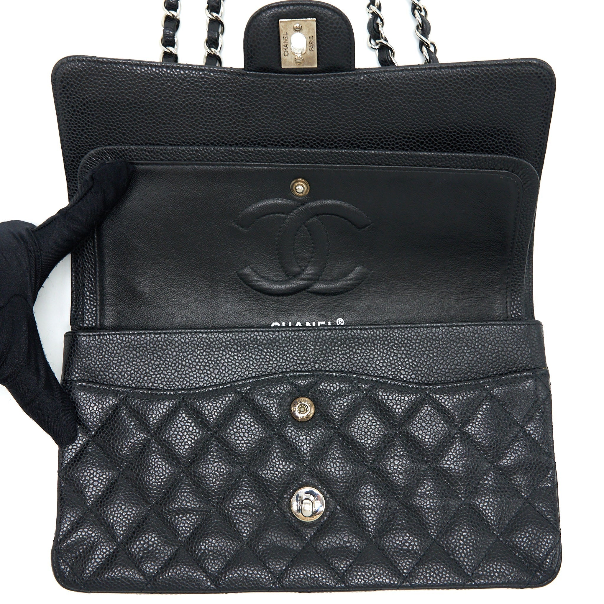 chanel-medium-classic-double-flap-bag-caviar-black-shw-1