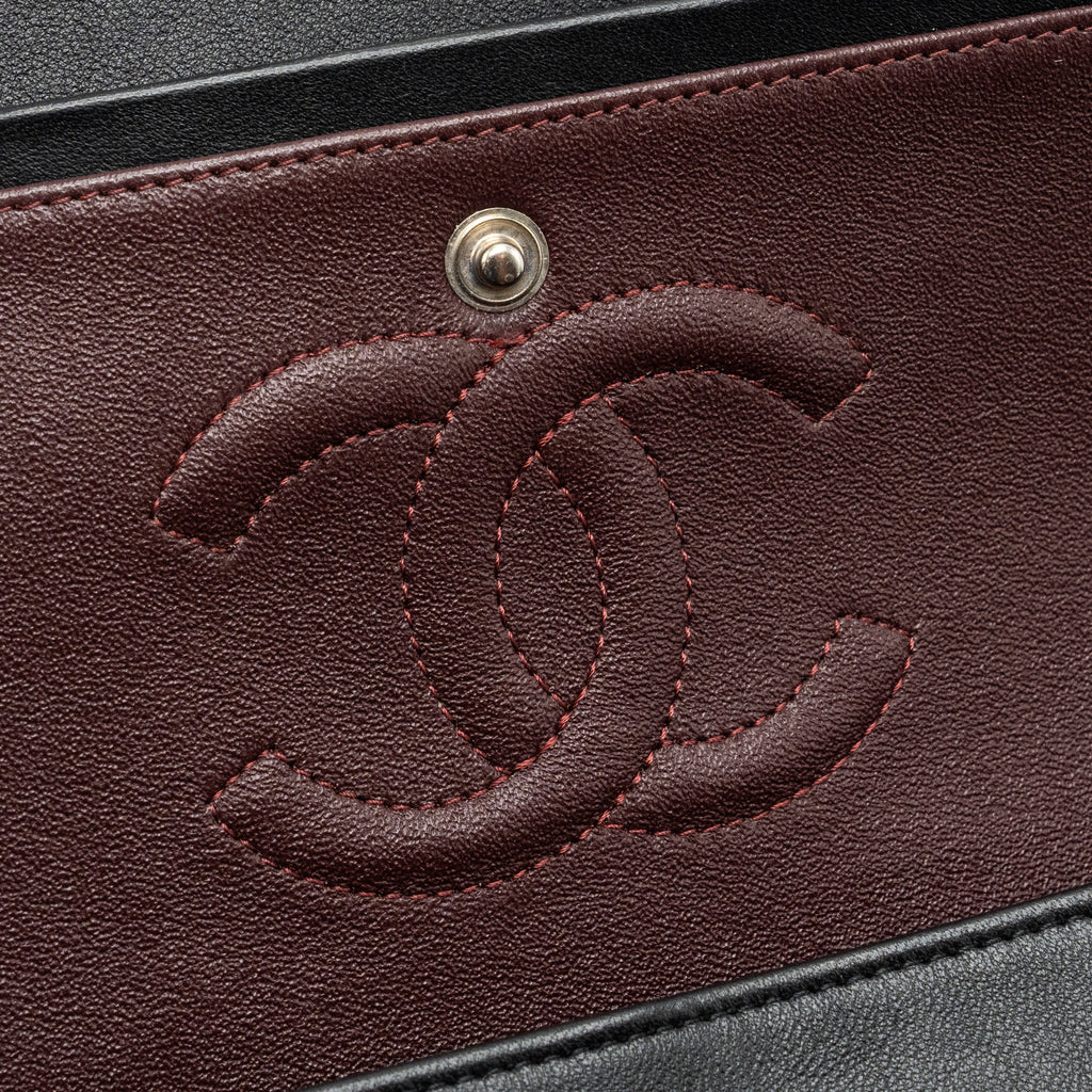 chanel-medium-classic-double-flap-bag-lambskin-black-shw-2