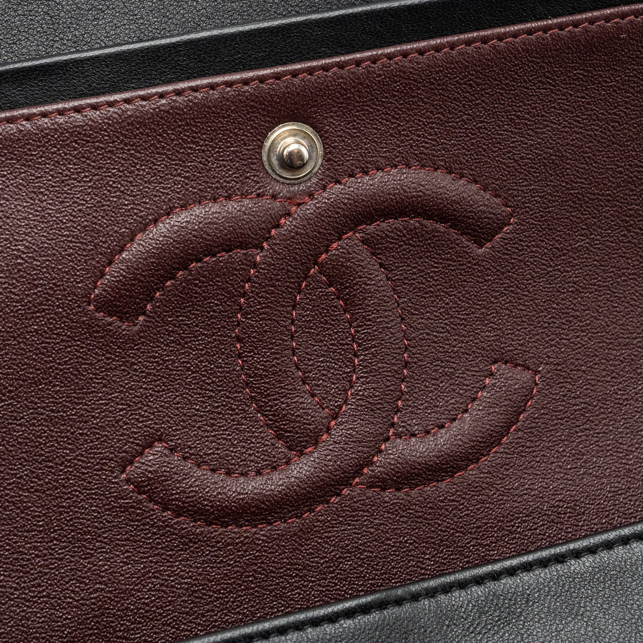 chanel-medium-classic-double-flap-bag-lambskin-black-shw-2