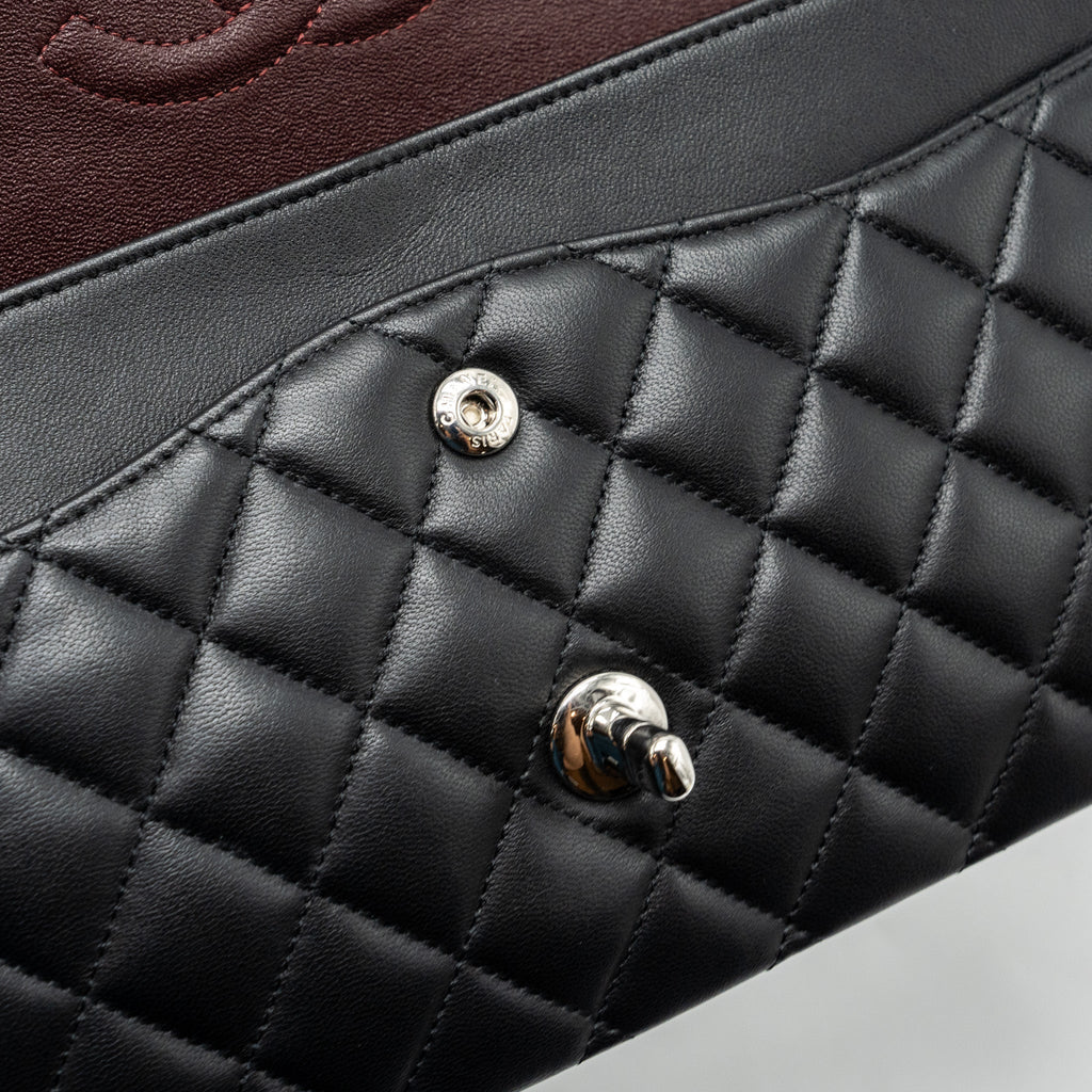 chanel-medium-classic-double-flap-bag-lambskin-black-shw-2