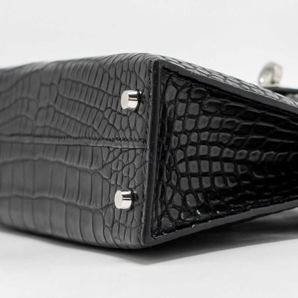 hermes-mini-kelly-ii-alligator-misssissippiensis-matt-black-shw-stamp-k