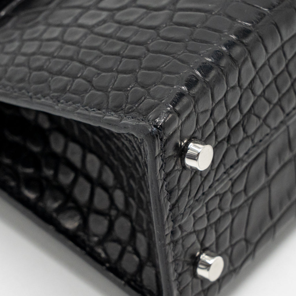 hermes-mini-kelly-ii-alligator-misssissippiensis-matt-black-shw-stamp-k