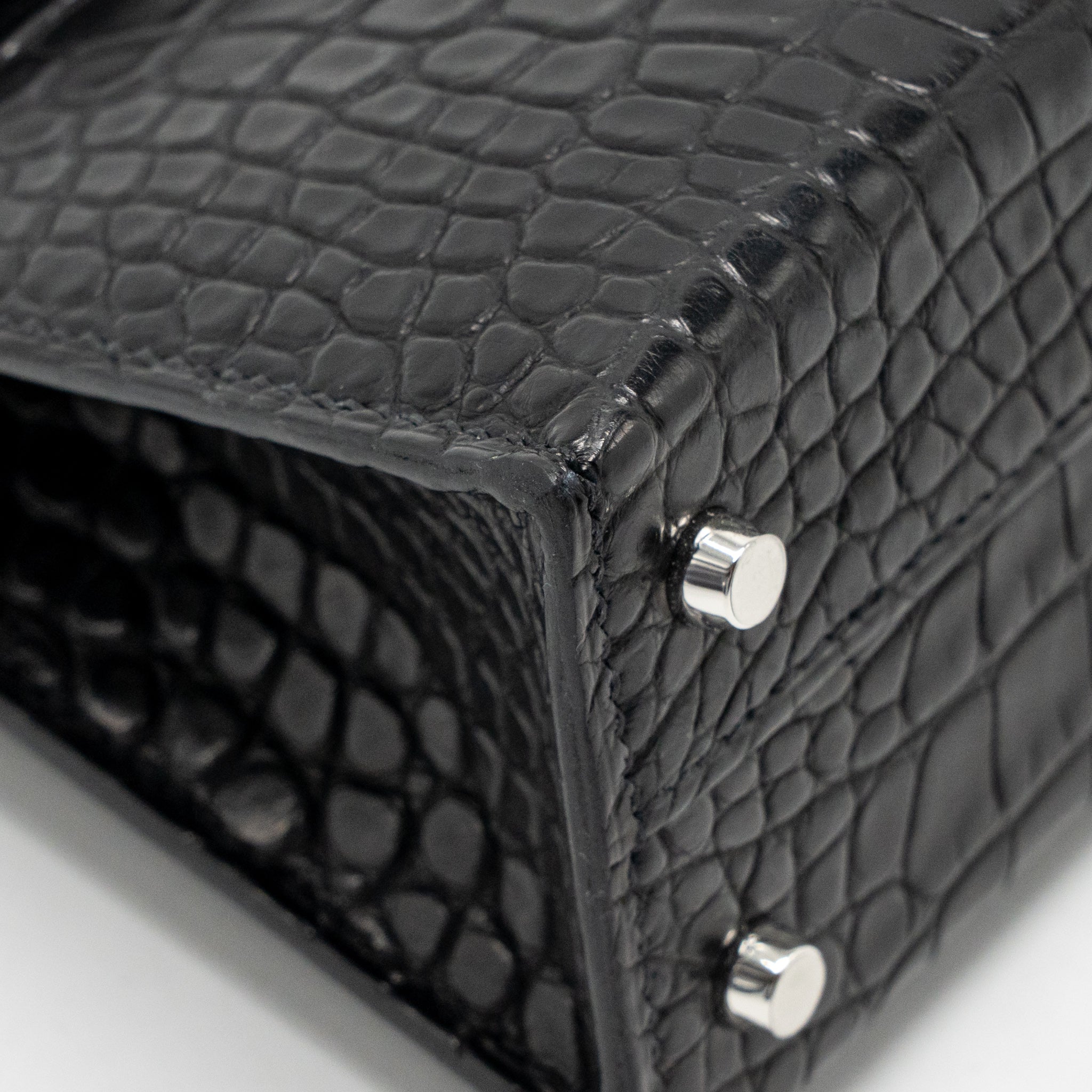 hermes-mini-kelly-ii-alligator-misssissippiensis-matt-black-shw-stamp-k