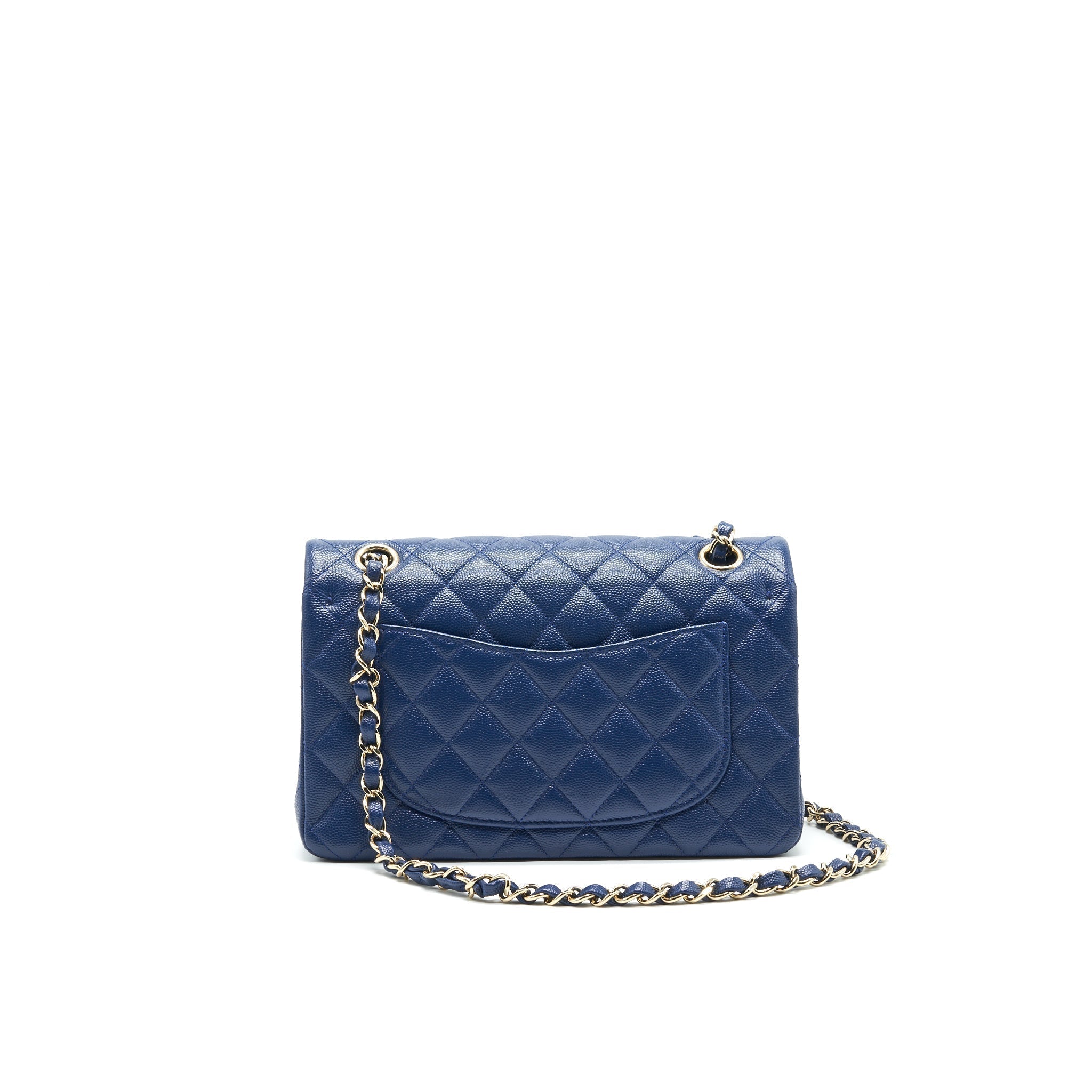 chanel-classic-small-double-flap-caviar-navy-lghw
