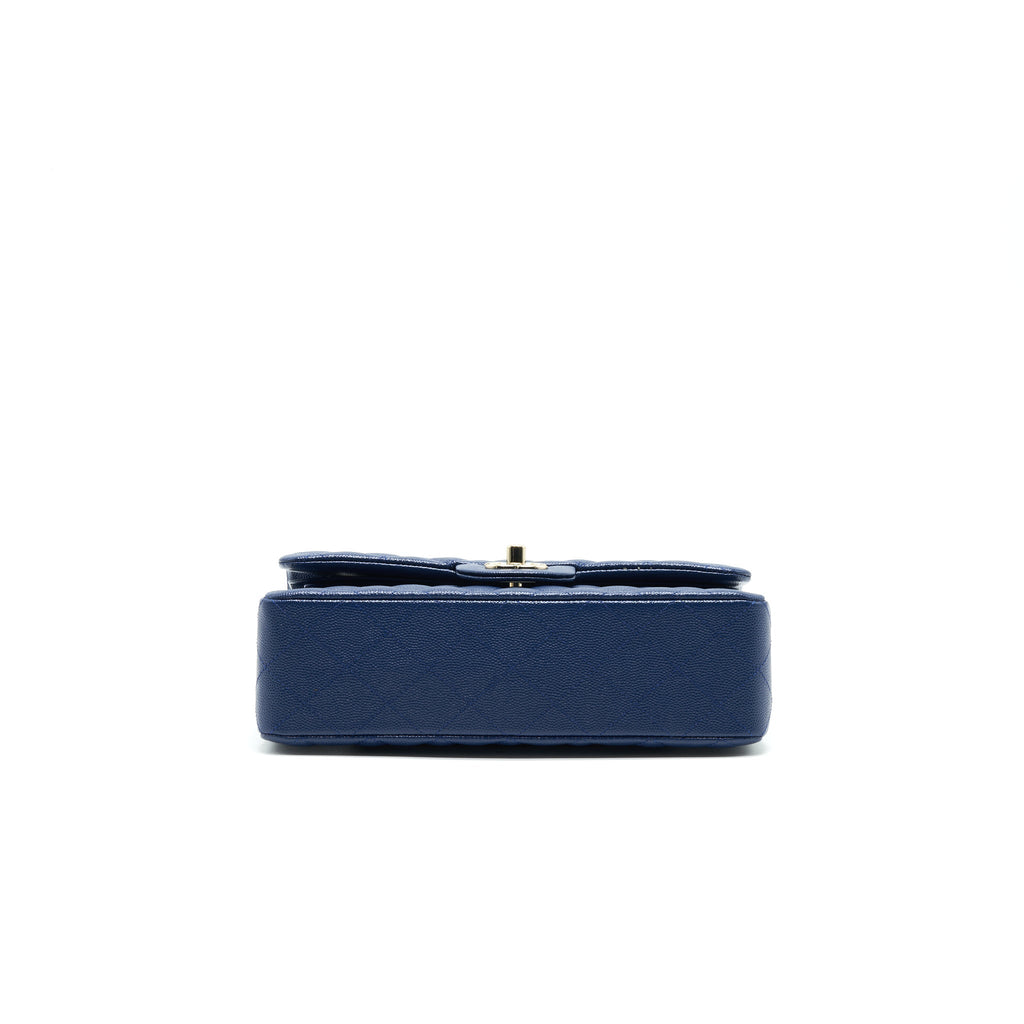 chanel-classic-small-double-flap-caviar-navy-lghw