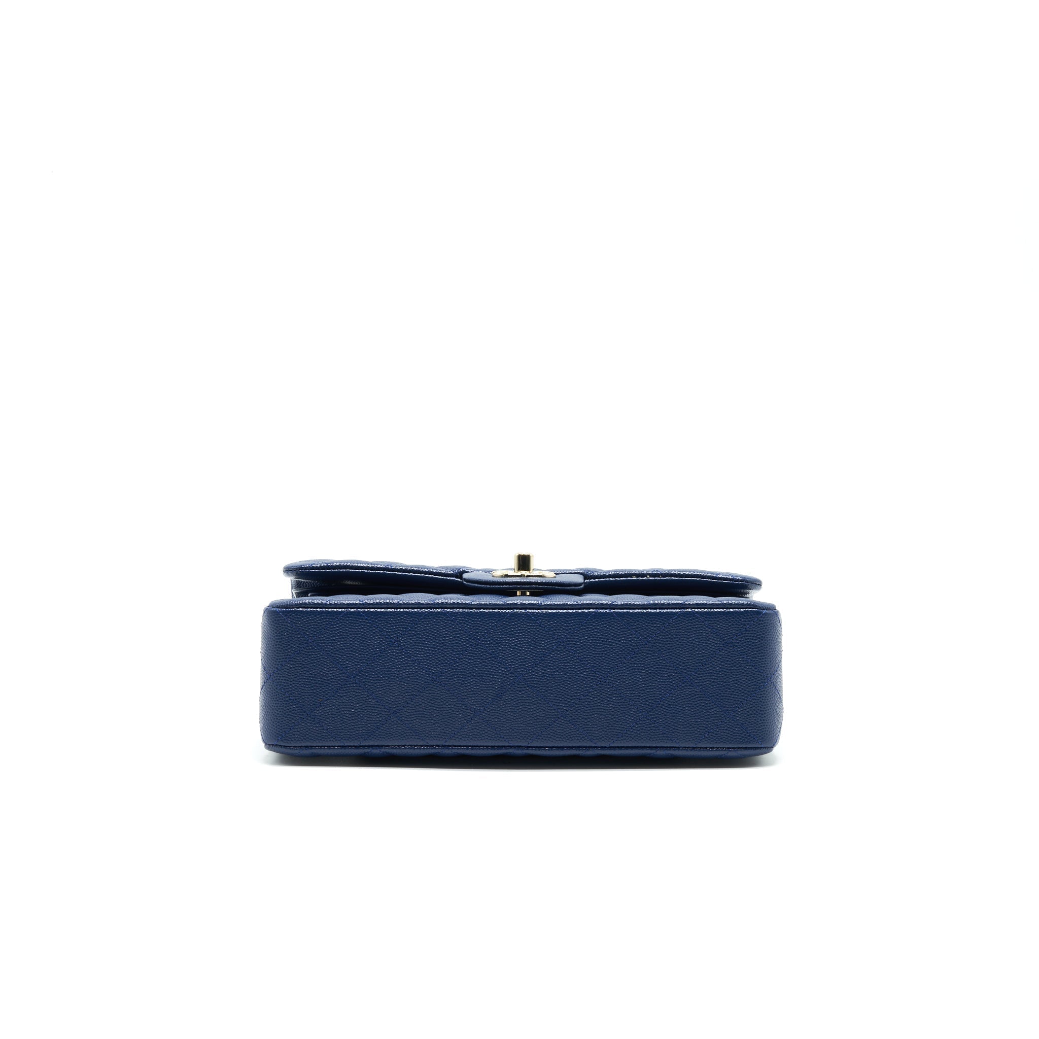 chanel-classic-small-double-flap-caviar-navy-lghw