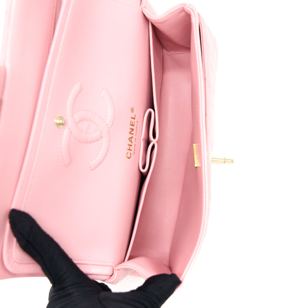 chanel-22c-small-classic-double-flap-bag-caviar-pink-lghw-microchip