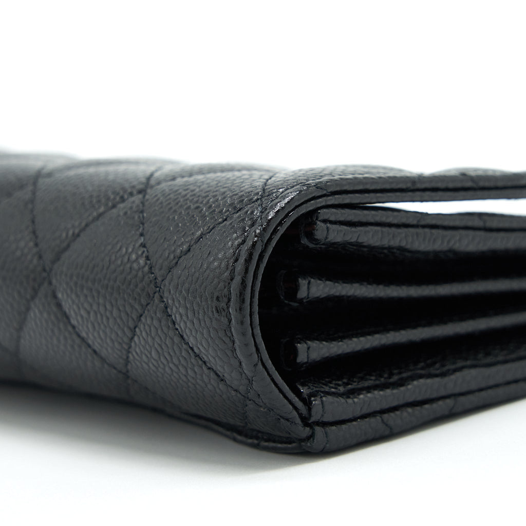 chanel-flap-wallet-caviar-black-shw