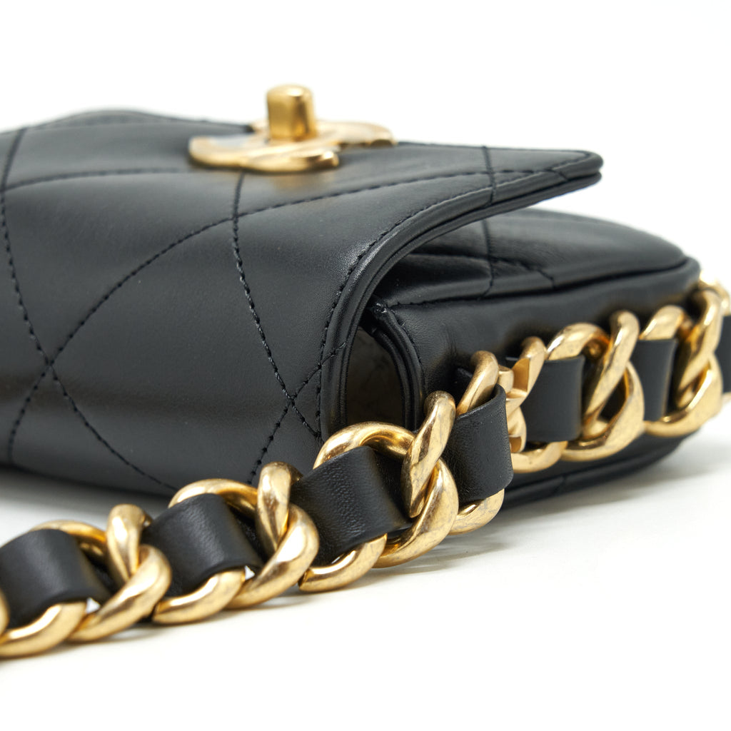 chanel-mini-flap-giant-chain-crossbody-bag-lambskin-black-brushed-ghw