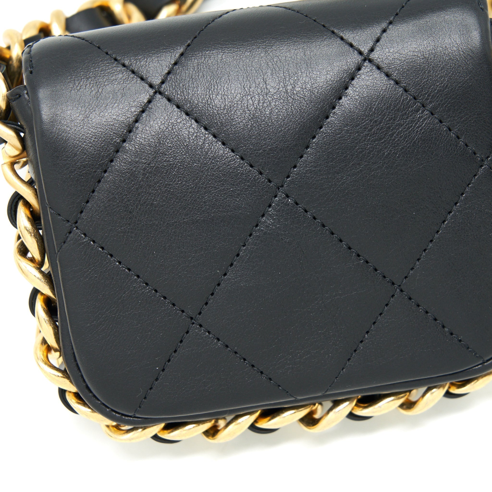 chanel-mini-flap-giant-chain-crossbody-bag-lambskin-black-brushed-ghw