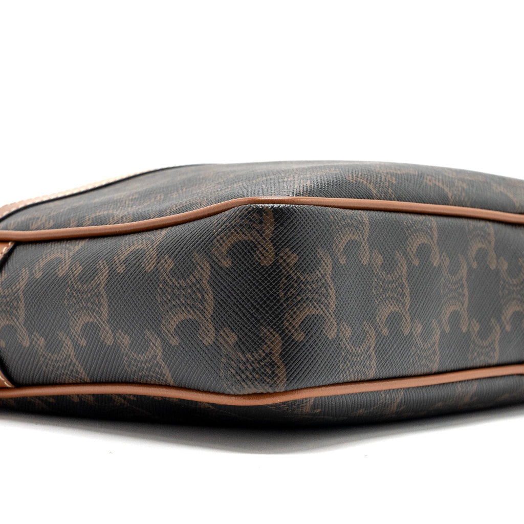 celine-patapans-bag-triomphe-canvas-leather-brown-ghw-copy