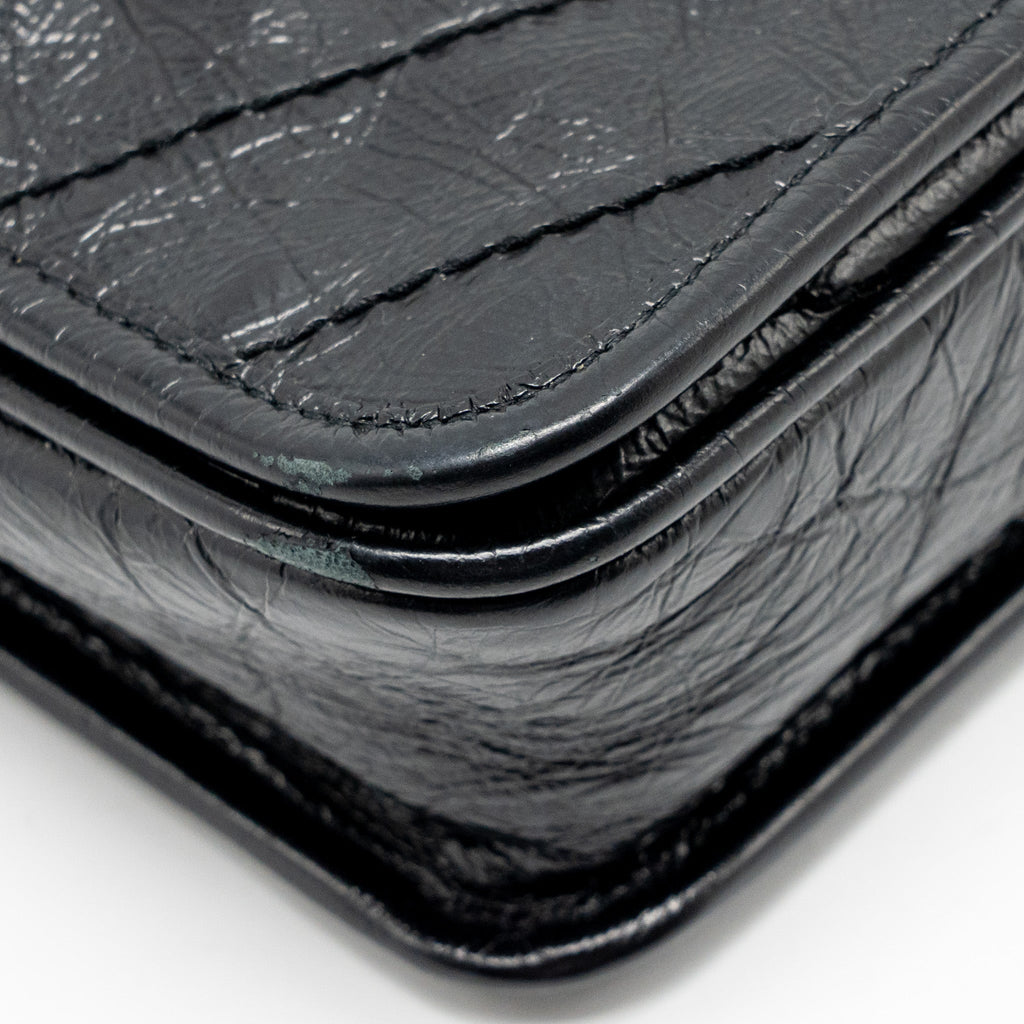 saint-laurent-ysl-niki-chain-wallet-crinkled-calfskin-black-shw