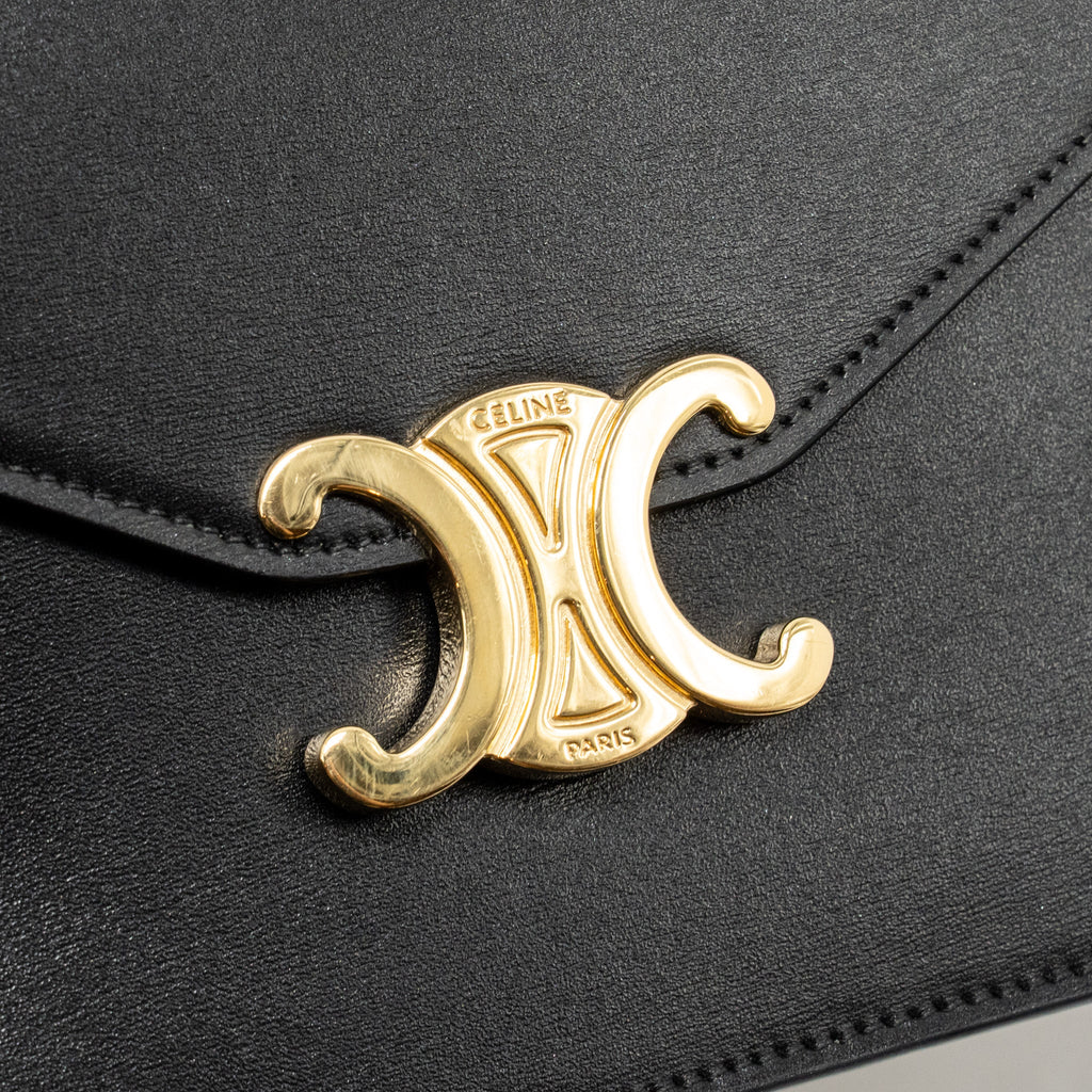 celine-wallet-on-chain-margo-shiny-calfskin-black-ghw