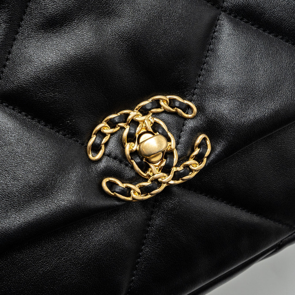 chanel-small-19-bag-lambskin-black-multicolour-hardware-microchip-copy