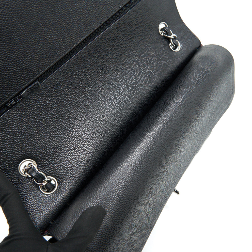 chanel-cavier-classic-maxi-double-flap-bag-black-shw