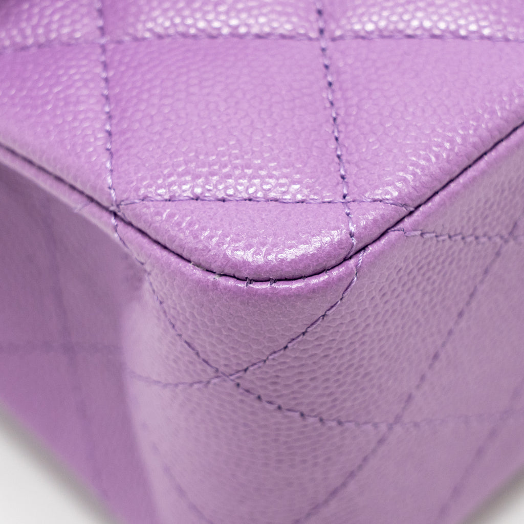 chanel-medium-classic-double-flap-bag-caviar-purple-lghw-microchip