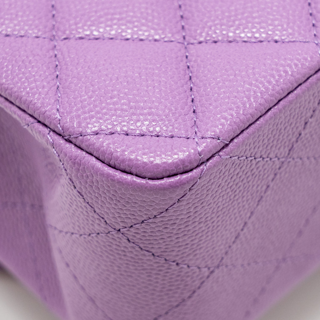 chanel-medium-classic-double-flap-bag-caviar-purple-lghw-microchip