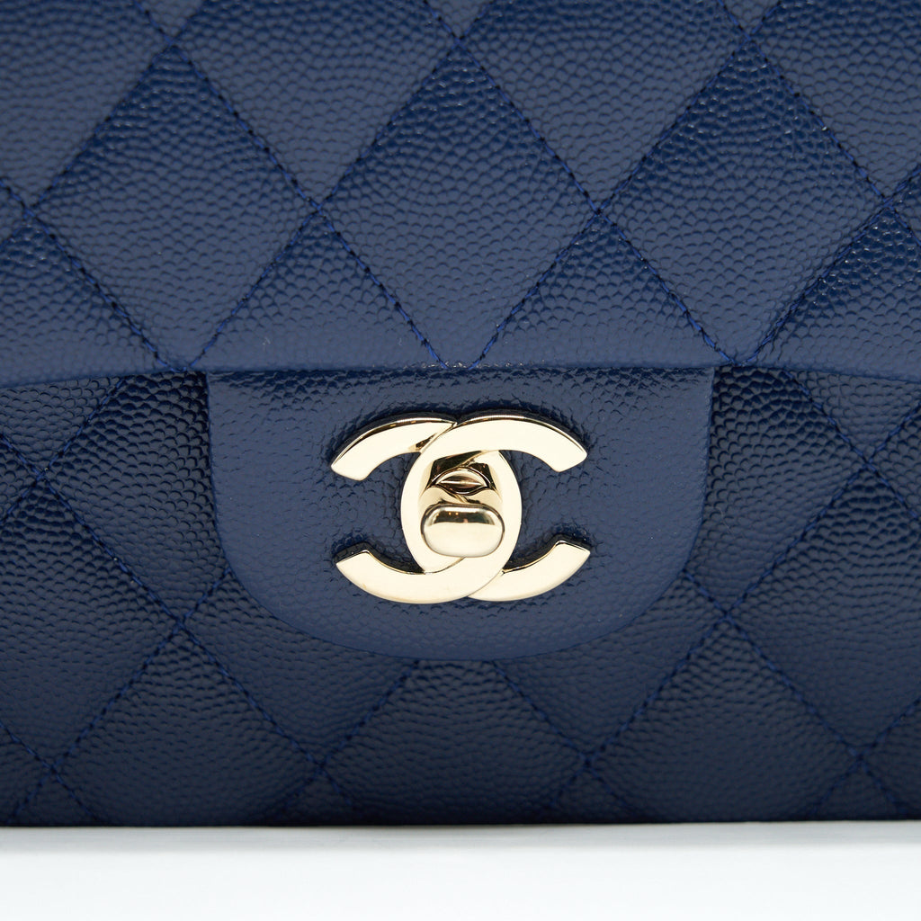 chanel-classic-small-double-flap-caviar-navy-lghw