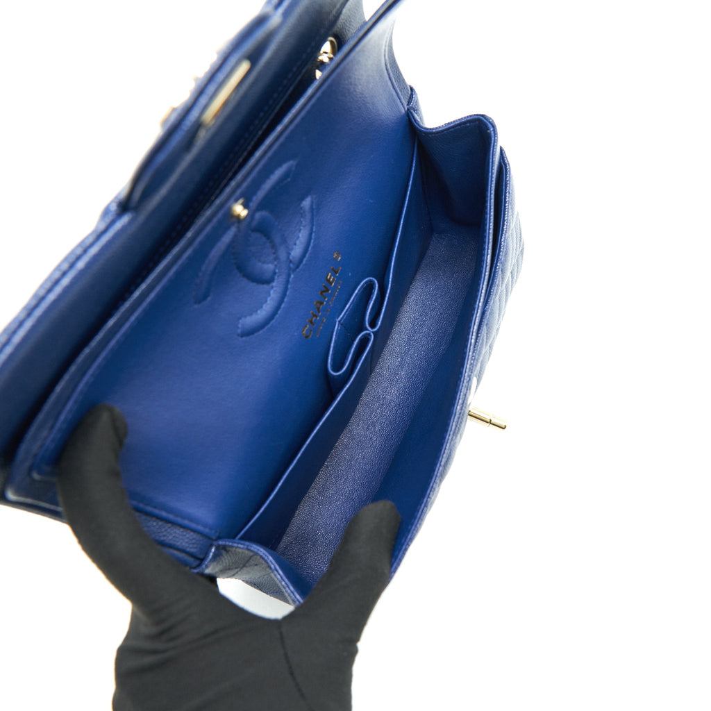 chanel-classic-small-double-flap-caviar-navy-lghw