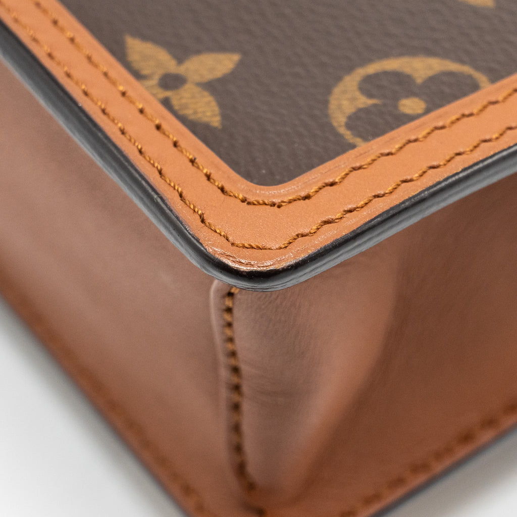 louis-vuitton-dauphine-chain-wallet-monogram-reverse-canvas-ghw-1