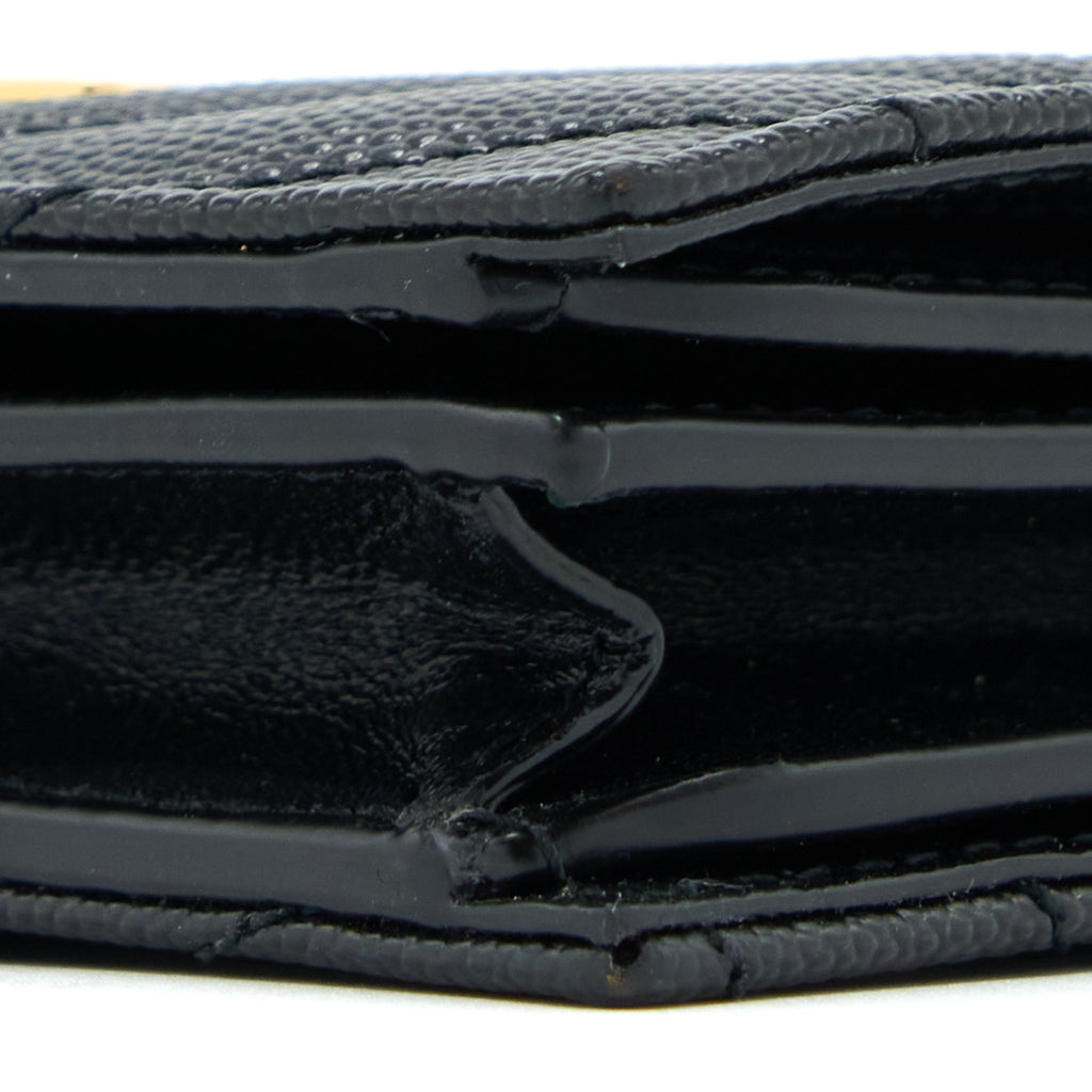 saint-laurent-ysl-pebbled-logo-plaque-cardholder-grained-calfskin-black-ghw