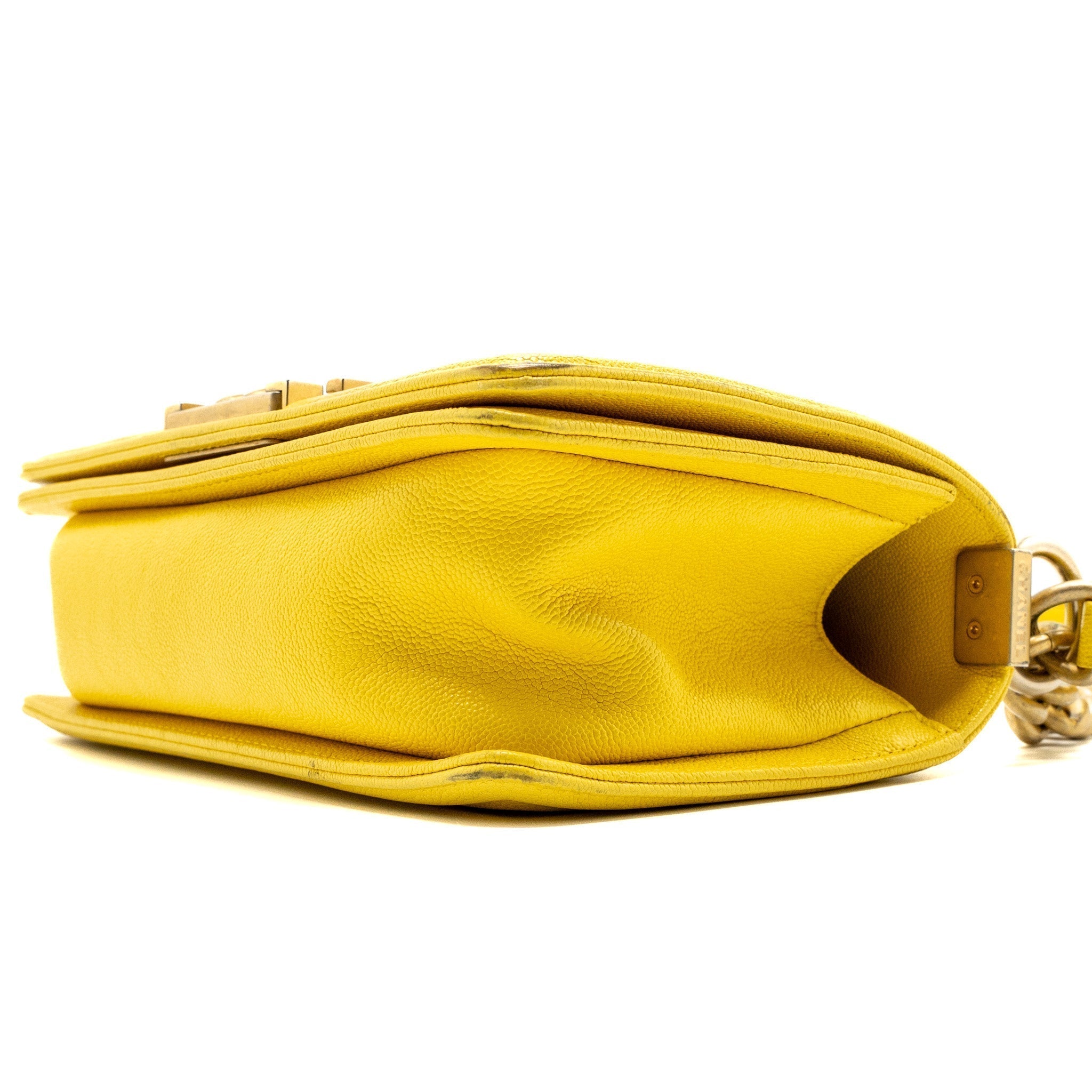 chanel-small-boy-bag-grain-calfskin-yellow-ghw