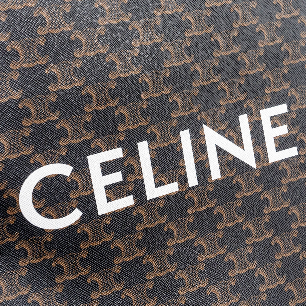 celine-vertical-cabas-triomphe-canvas-leather-ghw