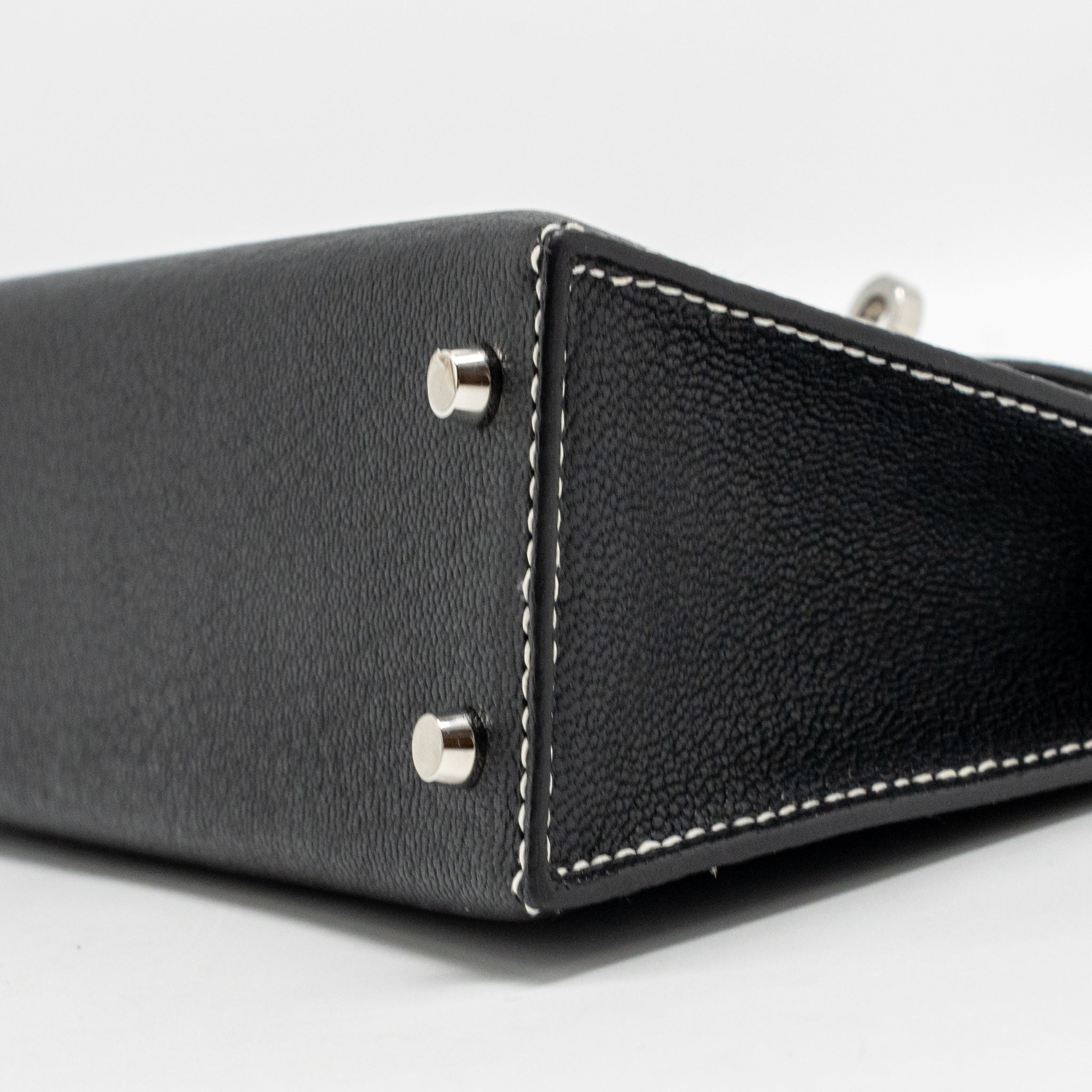 hermes-mini-kelly-ii-special-order-chevre-mysore-black-lime-shw-stamp-b