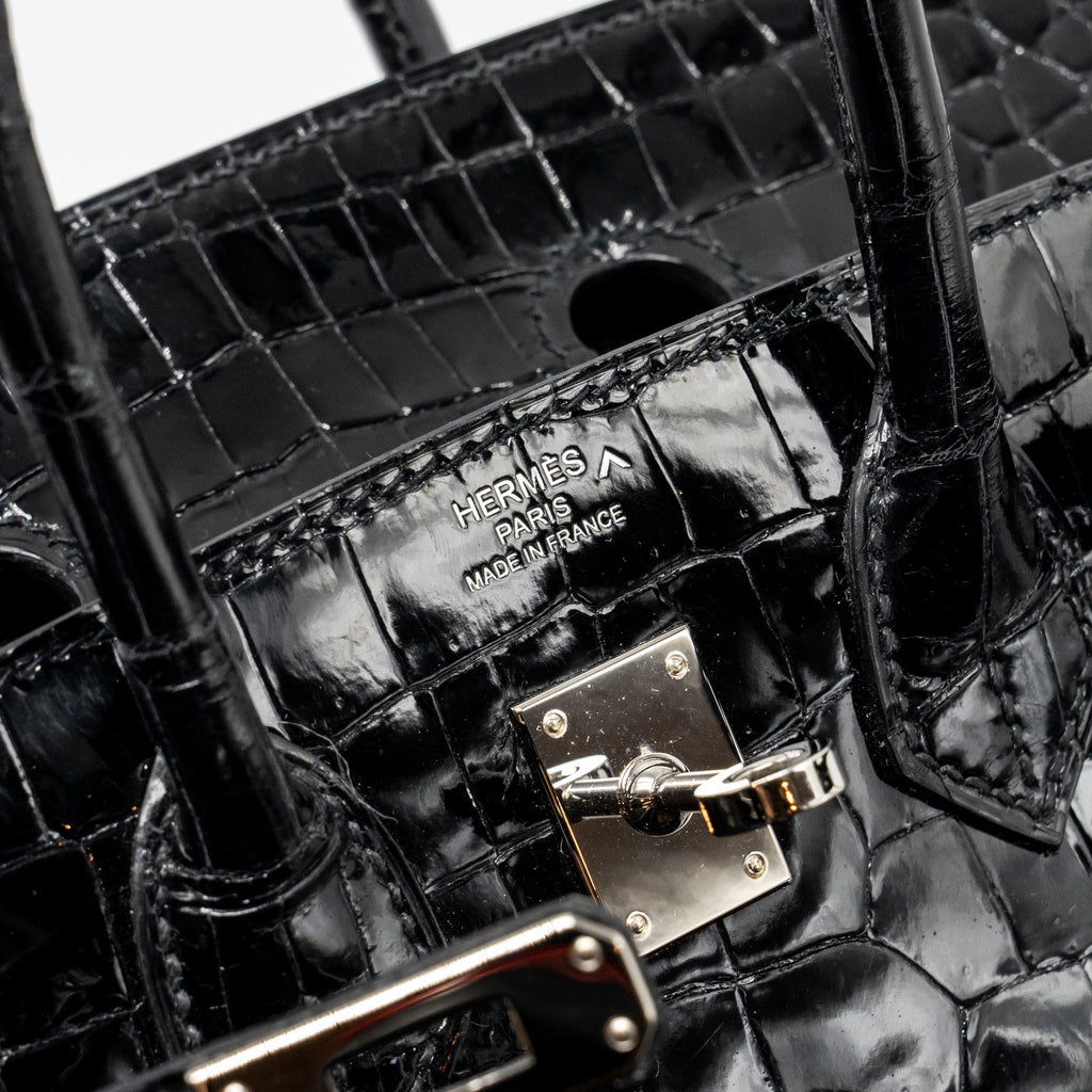 hermes-birkin-25-shiny-crocodile-porosus-black-shw-stamp-z