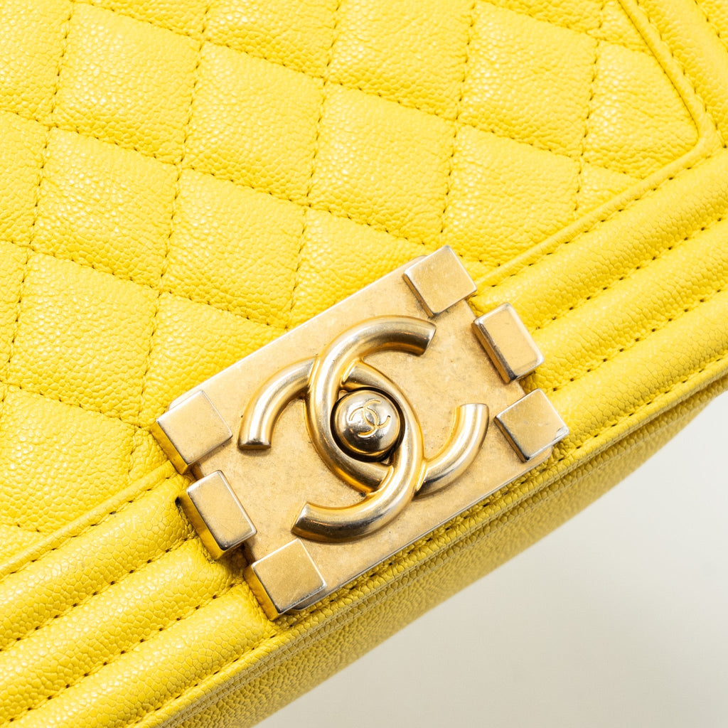 chanel-small-boy-bag-grain-calfskin-yellow-ghw