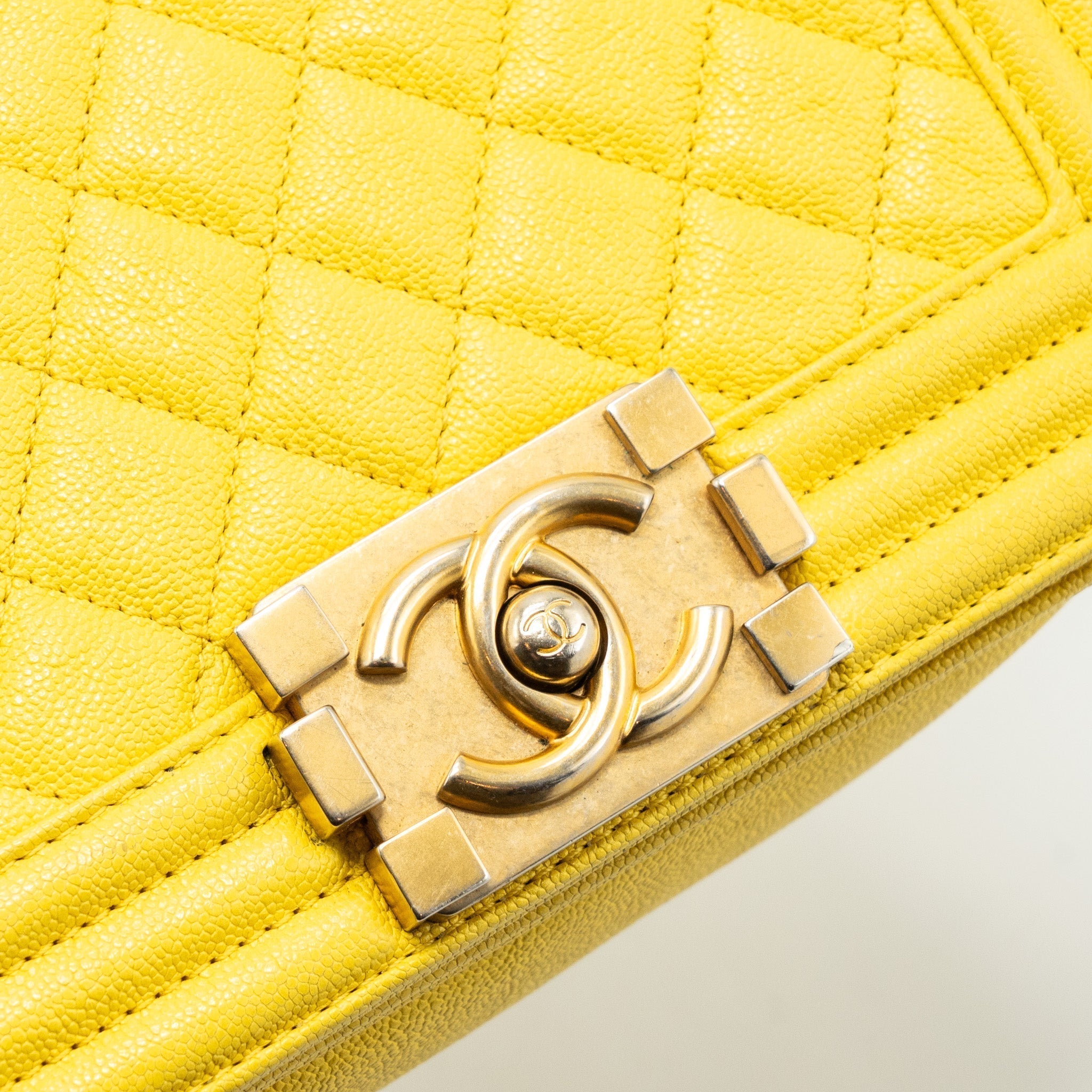 chanel-small-boy-bag-grain-calfskin-yellow-ghw