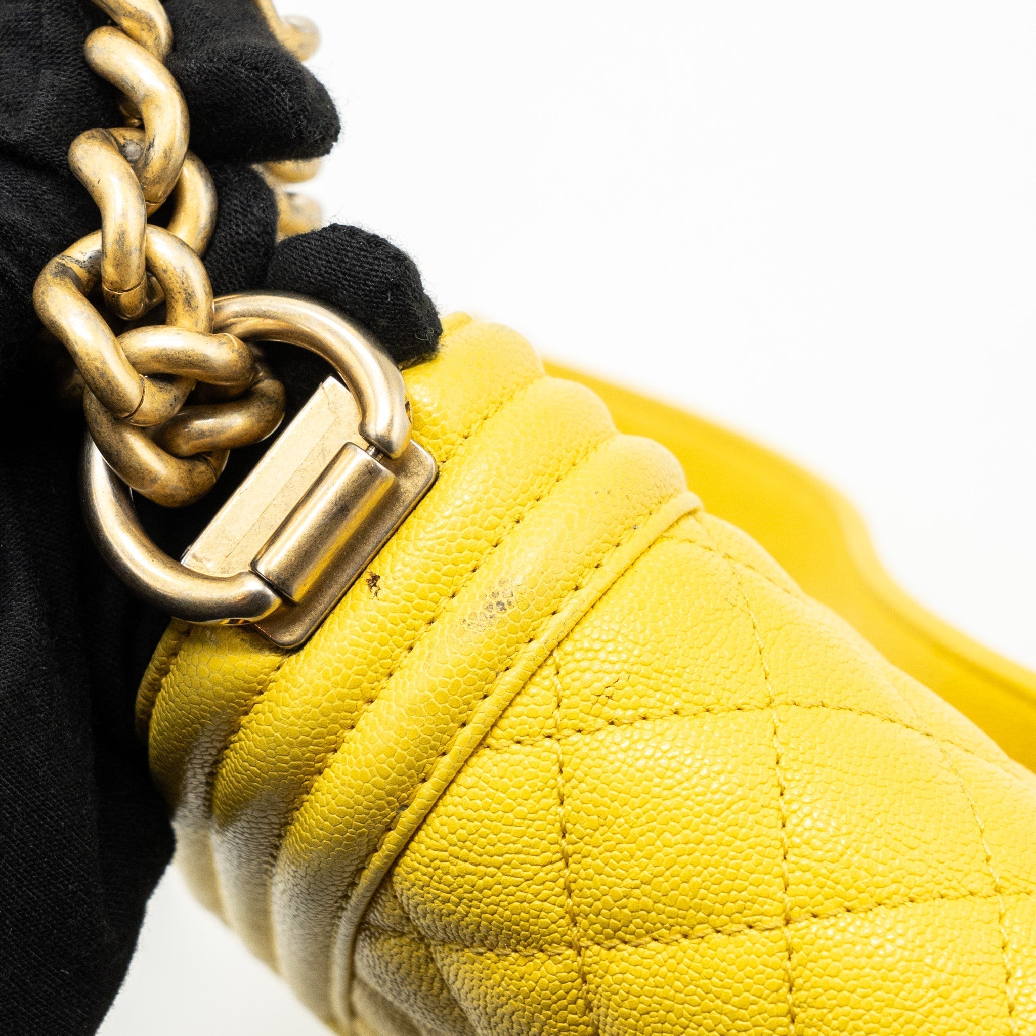 chanel-small-boy-bag-grain-calfskin-yellow-ghw
