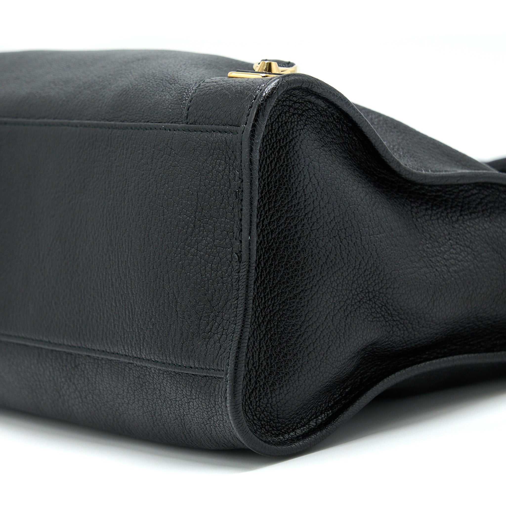 balenciaga-edged-city-bag-goatskin-black-ghw