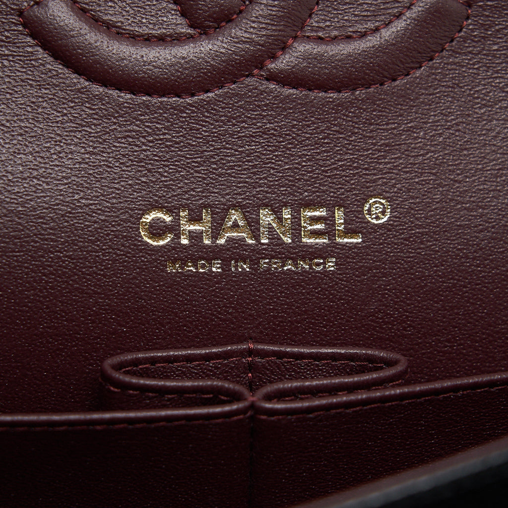 chanel-medium-classic-double-flap-25cm-caviar-black-ghw-microchip