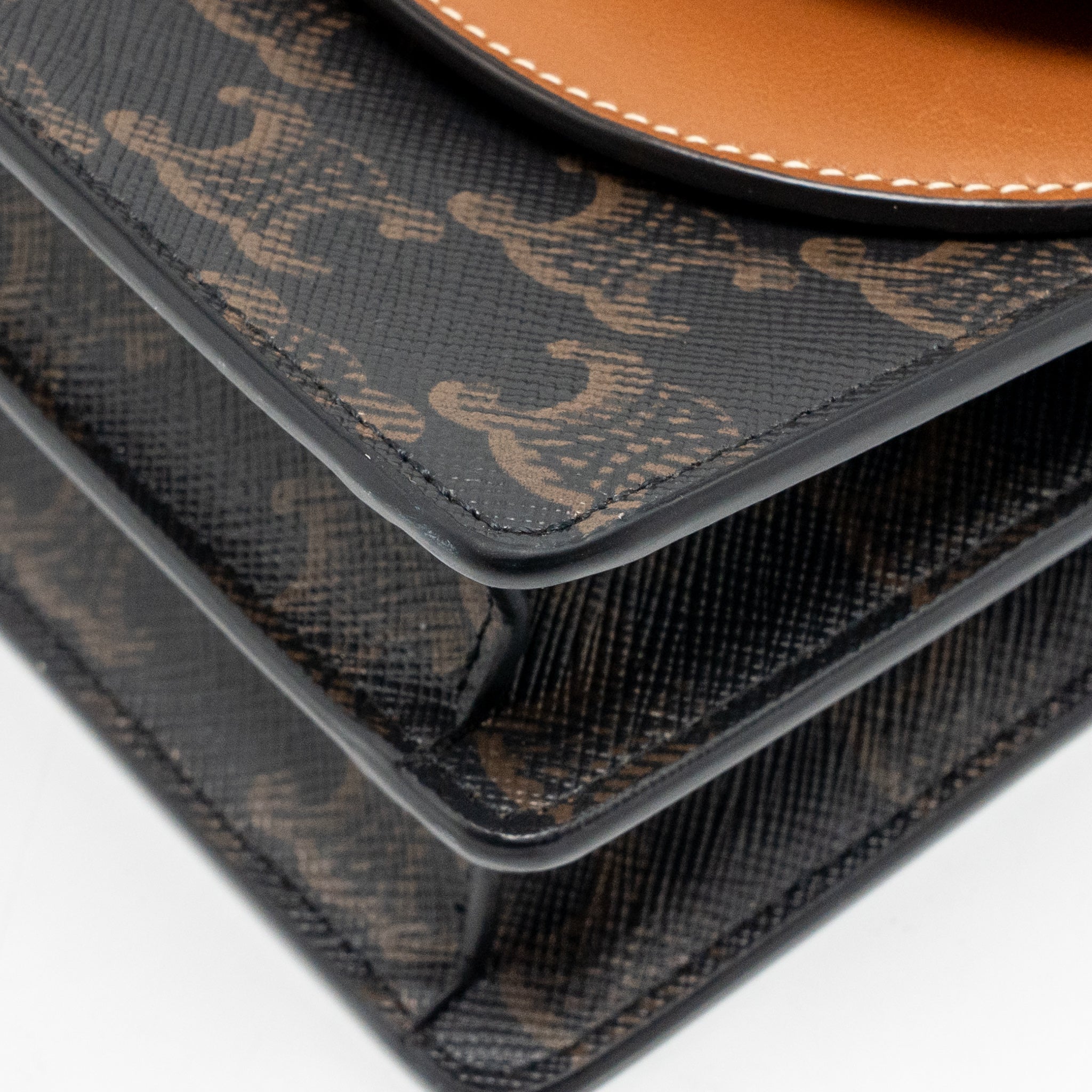 celine-wallet-on-strap-triomphe-canvas-smooth-lambskin-tan-ghw-7