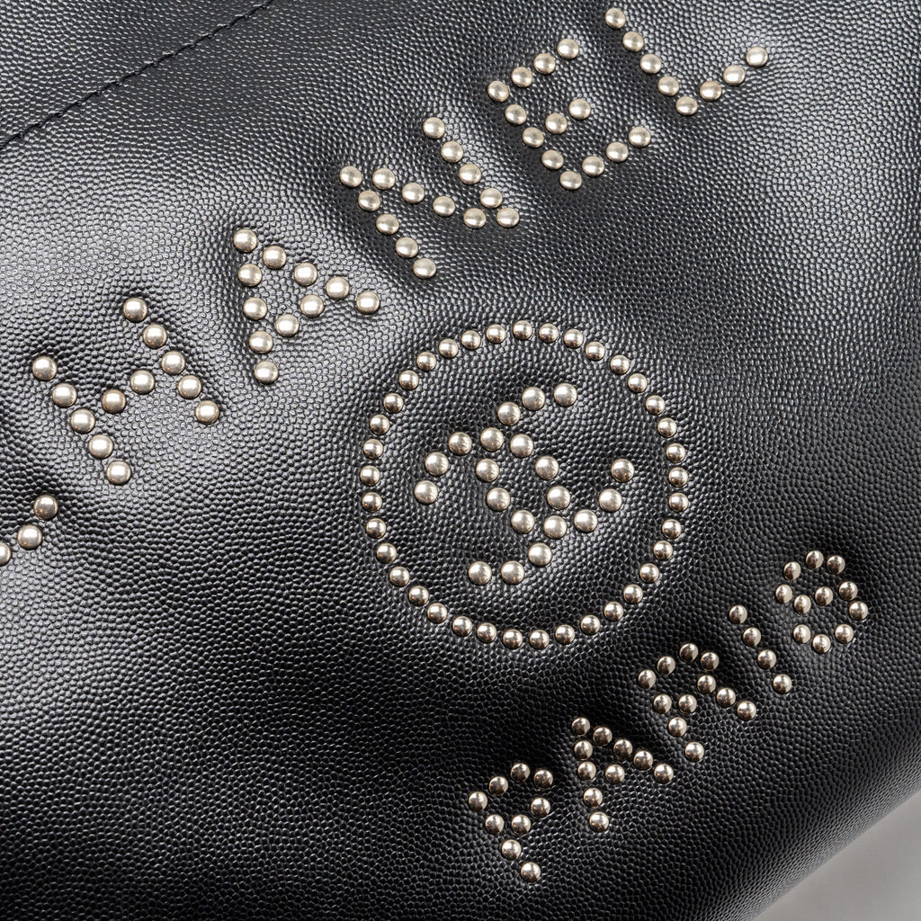 chanel-deauville-studded-tote-bag-caviar-black-shw