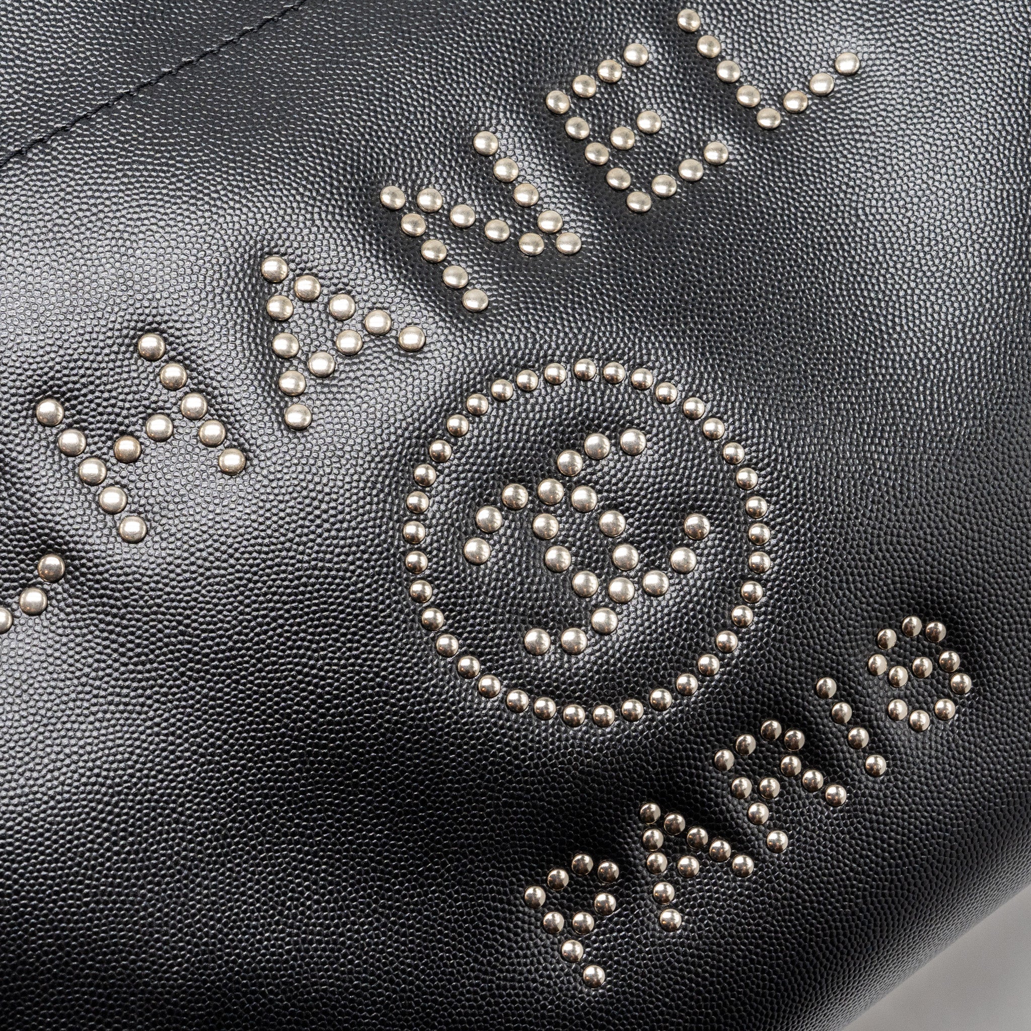 chanel-deauville-studded-tote-bag-caviar-black-shw