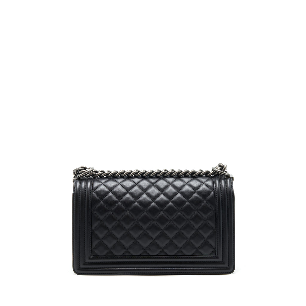 chanel-medium-boy-black-lambskin-ruthenium-hardware