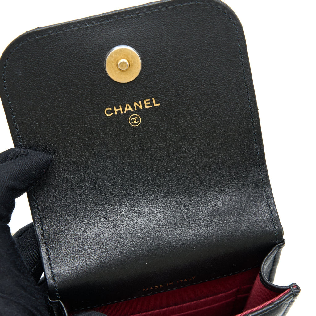chanel-vertical-flap-phone-pouch-with-pearl-chain-lambskin-black-brushed-ghw