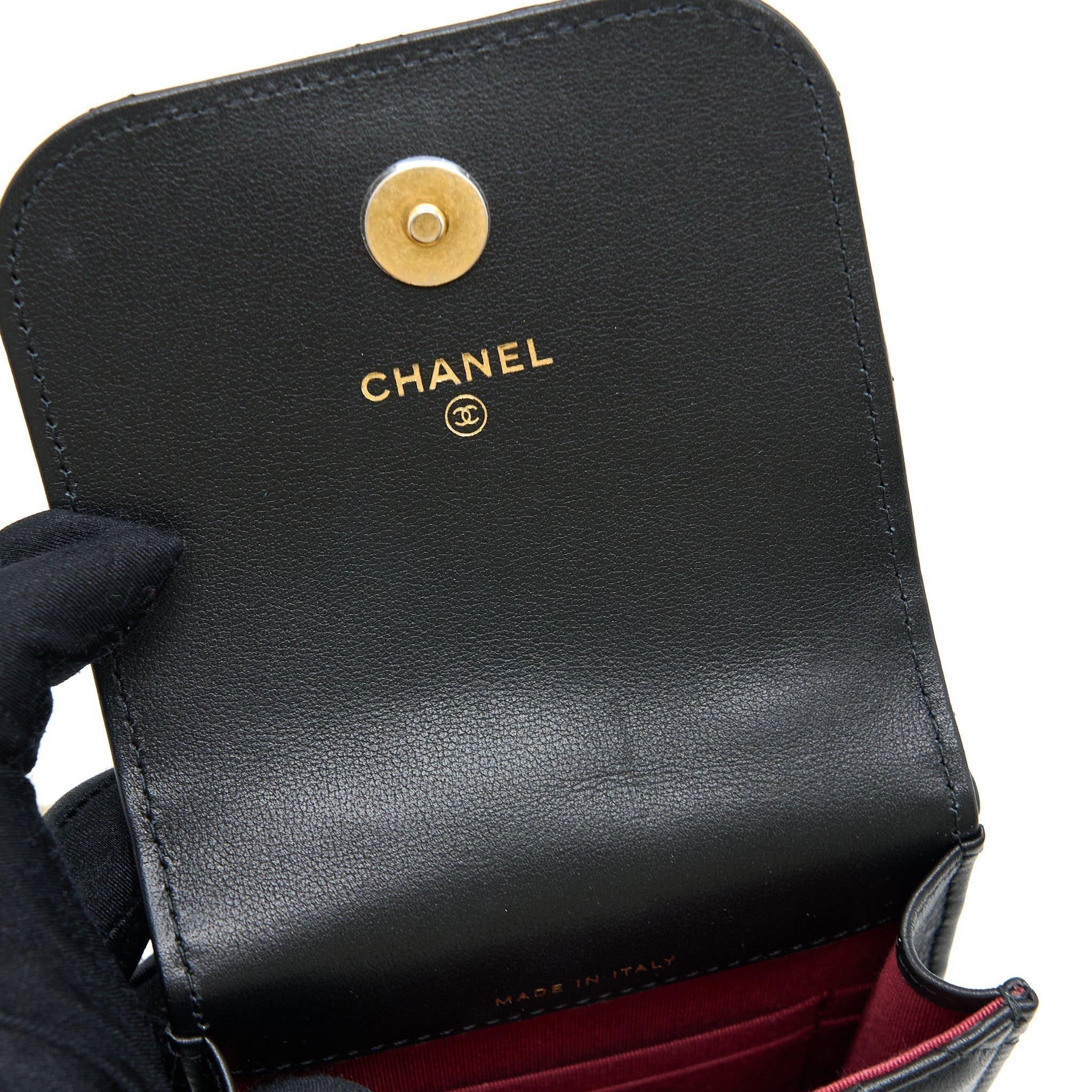 chanel-vertical-flap-phone-pouch-with-pearl-chain-lambskin-black-brushed-ghw