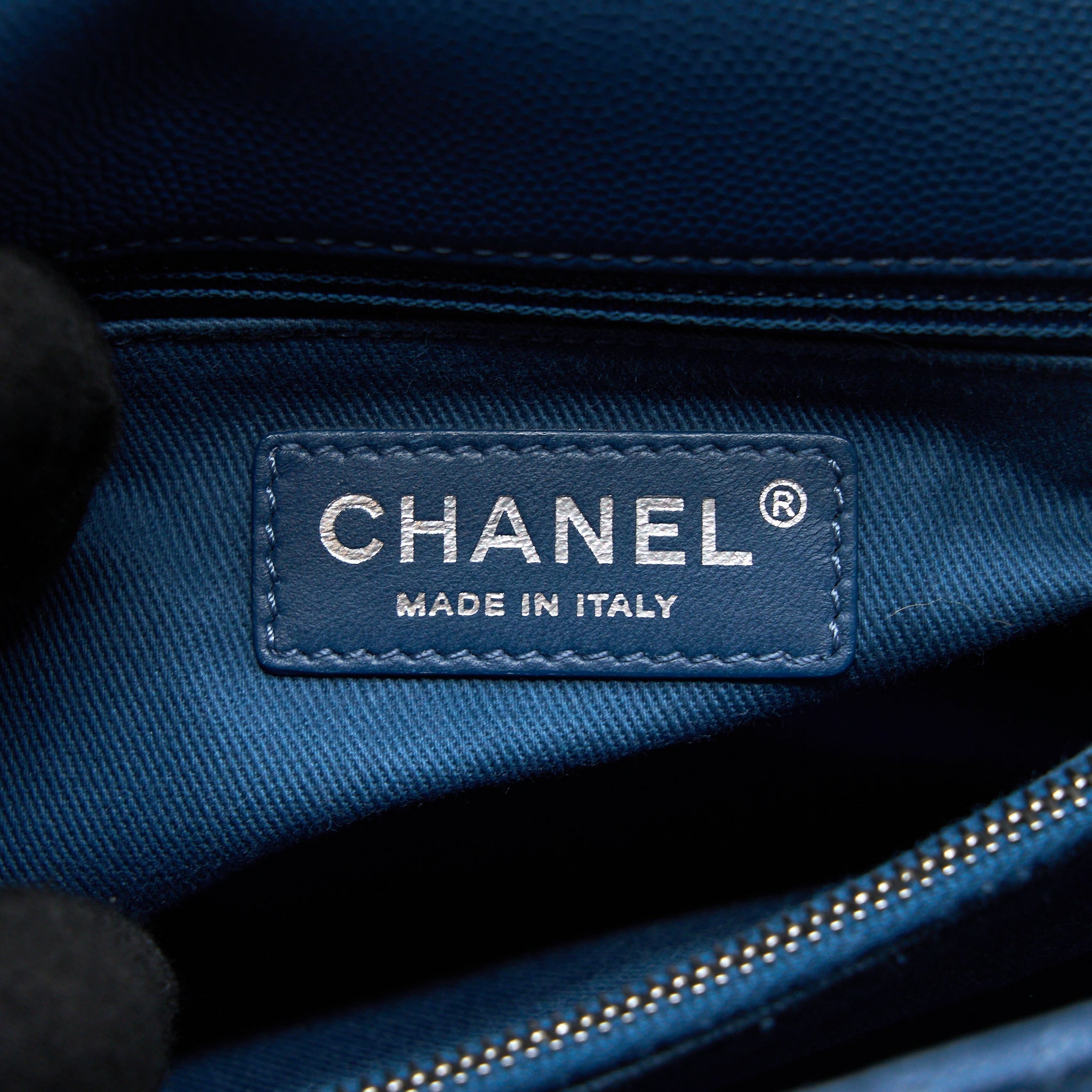 chanel-medium-coco-handle-caviar-blue-ruthenium-hardware